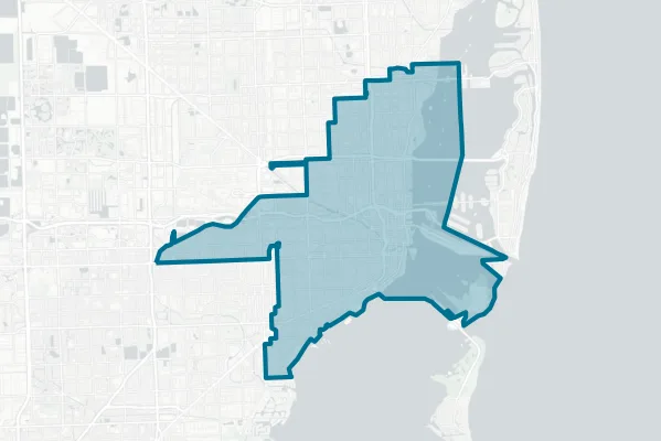 City of Miami — detail map
