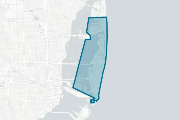 City of Miami Beach — detail map