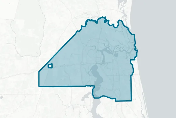 City of Jacksonville — detail map