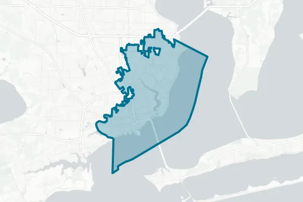 City of Pensacola — detail map