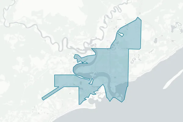 City of Carrabelle — detail map