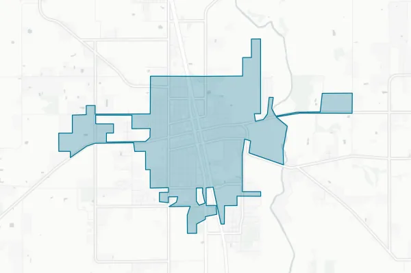 City of Wauchula — detail map