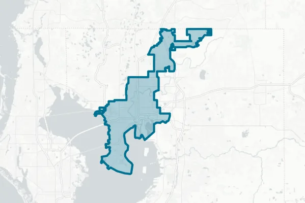 City of Tampa — detail map