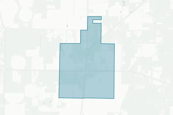 Town of Greenwood — detail map