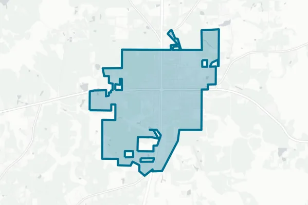 City of Monticello — detail map