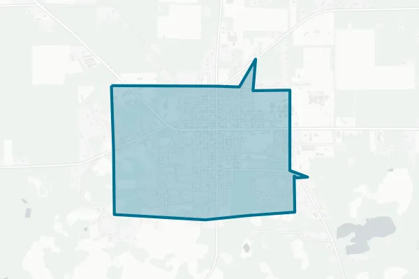 Town of Mayo — detail map