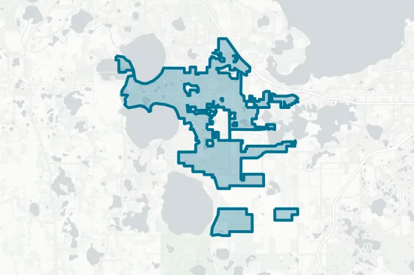 City of Clermont — detail map