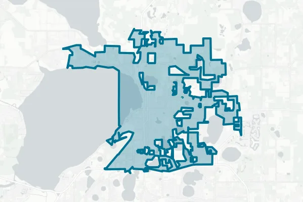 City of Eustis — detail map