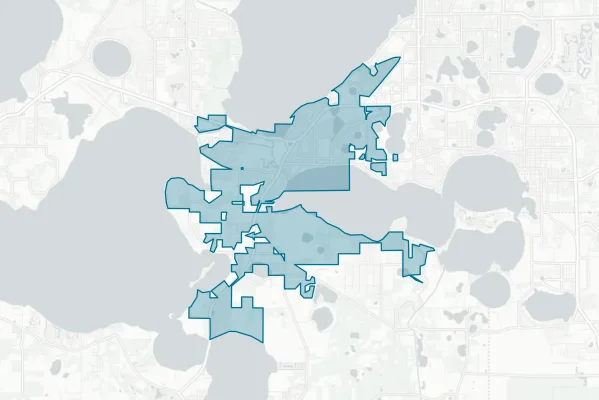 City of Tavares — detail map