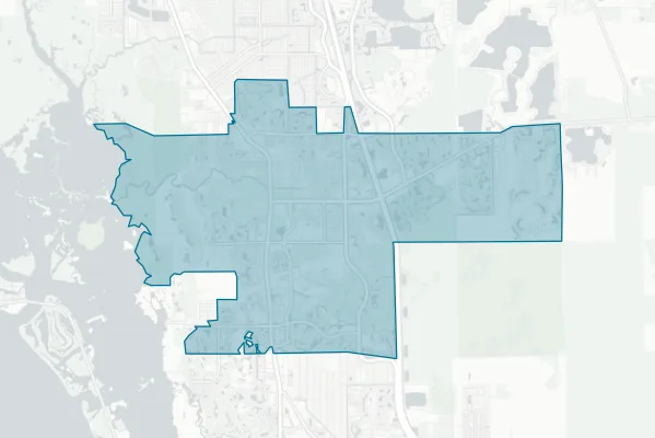 Village of Estero — detail map