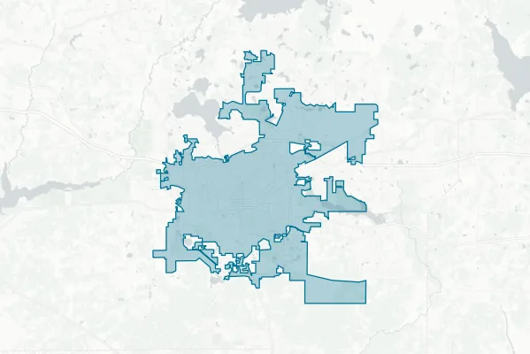 City of Tallahassee — detail map