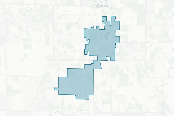 City of Williston — detail map