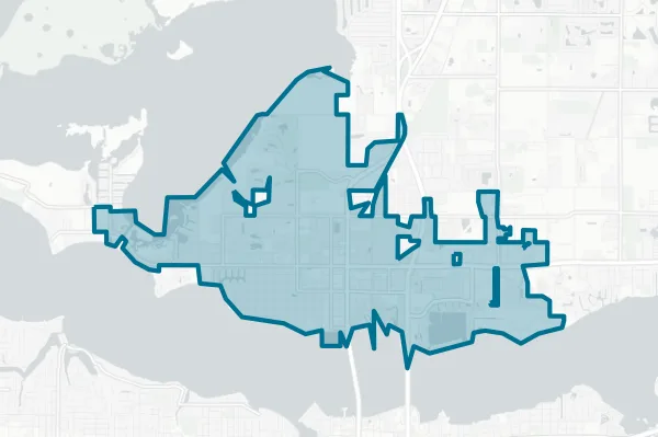 City of Palmetto — detail map