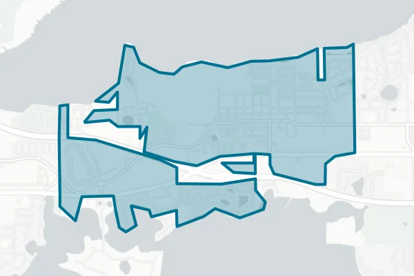 Town of Oakland — detail map