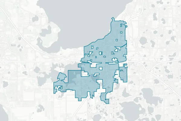 City of Winter Garden — detail map