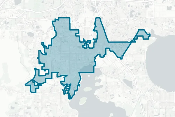 City of Kissimmee — detail map