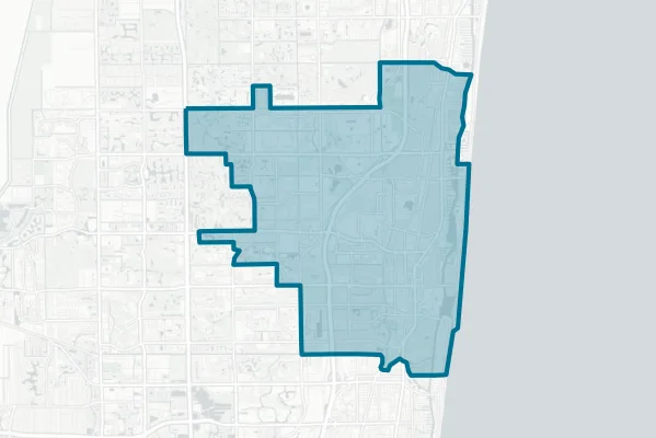 City of Boca Raton — detail map