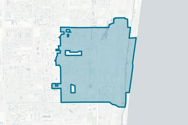 City of Delray Beach — detail map