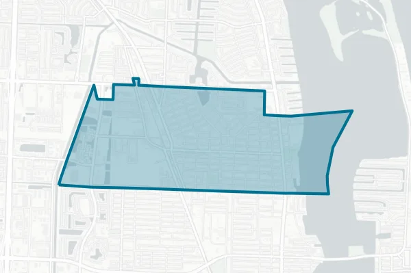 Town of Lake Park — detail map