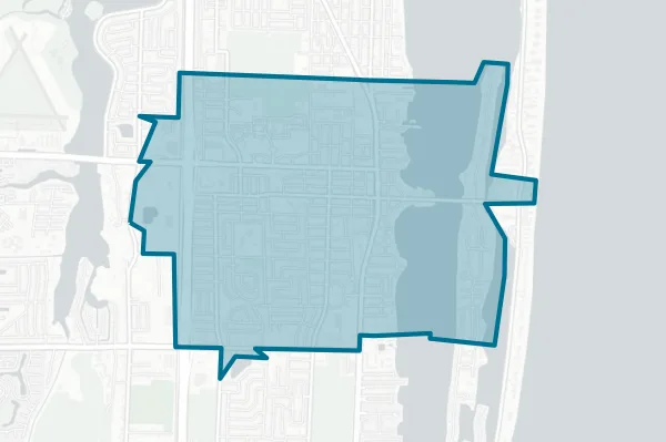 Town of Lantana — detail map
