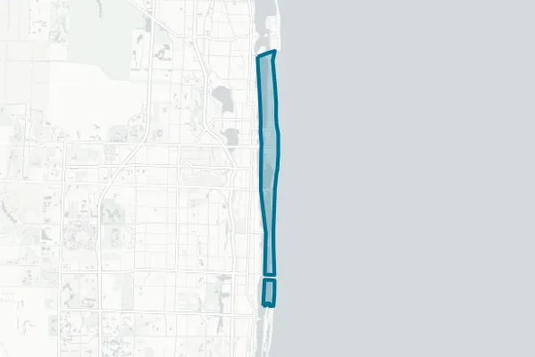 Town of Palm Beach — detail map