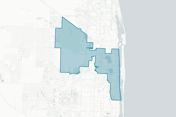 City of West Palm Beach — detail map