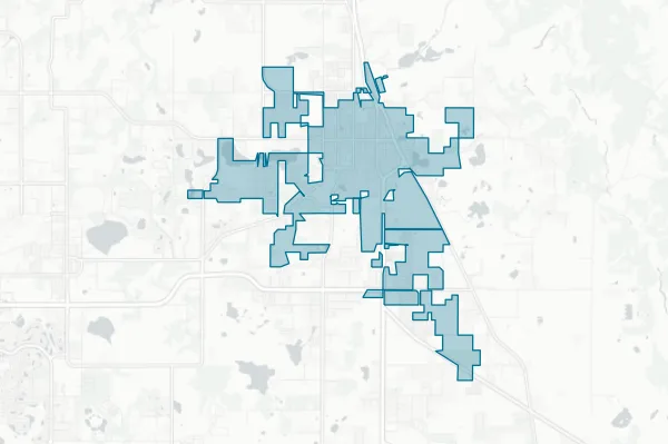 City of Dade City — detail map