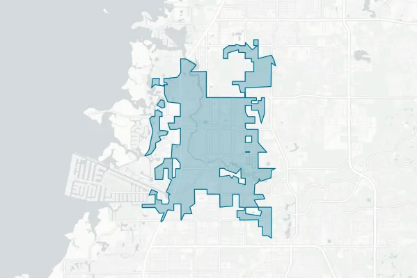City of New Port Richey — detail map