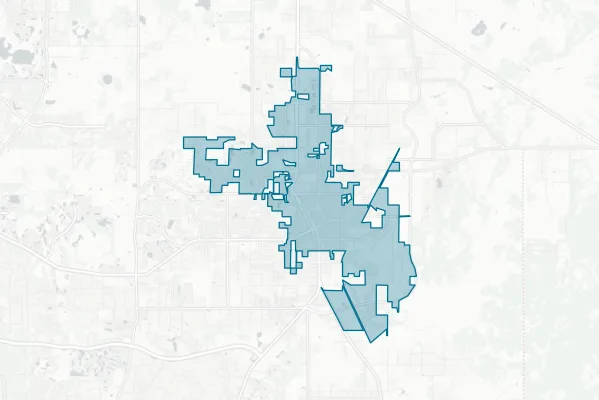 City of Zephyrhills — detail map