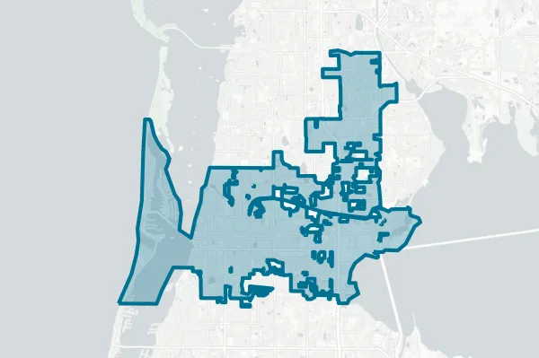 City of Clearwater — detail map