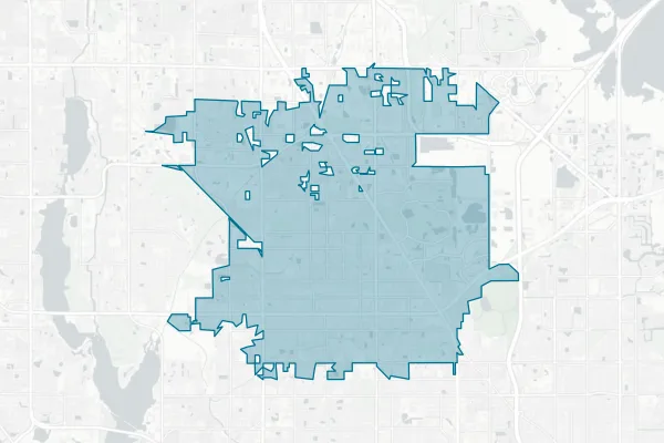City of Pinellas Park — detail map