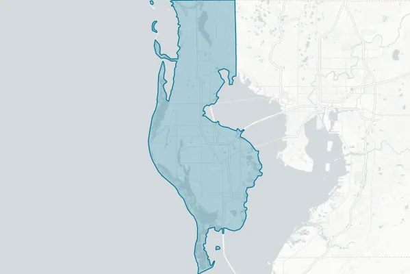 City of St Pete Beach — detail map