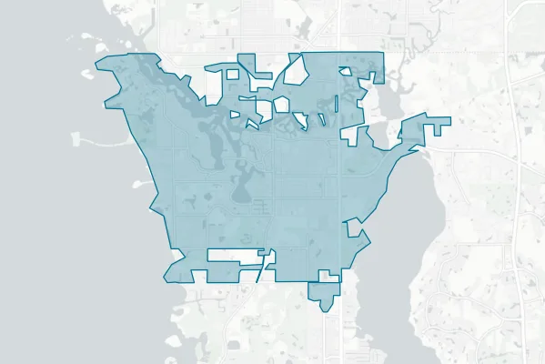 City of Tarpon Springs — detail map