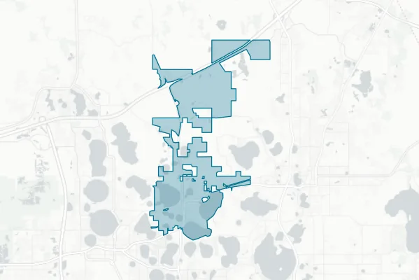 City of Lake Alfred — detail map
