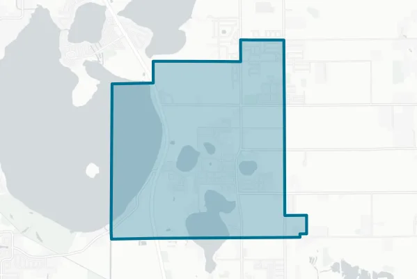 Town of Lake Hamilton — detail map