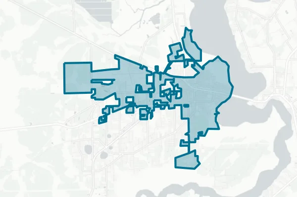 City of Palatka — detail map