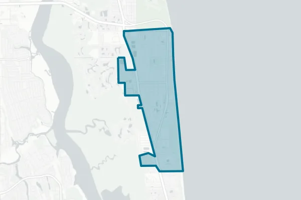 City of St Augustine Beach — detail map