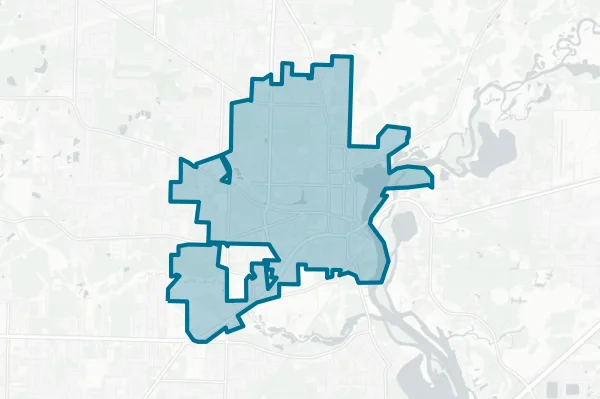 City of Milton — detail map
