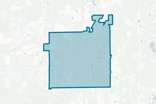 City of Live Oak — detail map