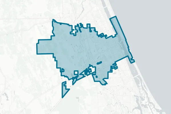 City of Daytona Beach — detail map