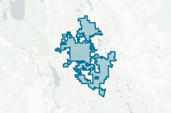 City of Deland — detail map