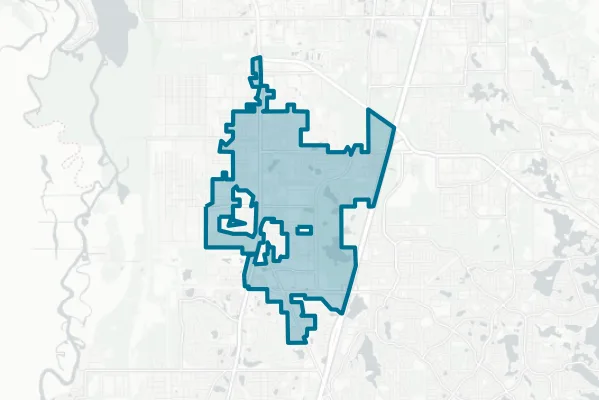 City of Orange City — detail map