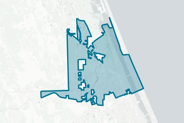 City of Ormond Beach — detail map