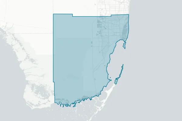Miami Dade County — detail map