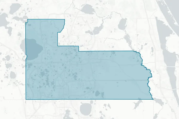 Orange County District School Board — detail map