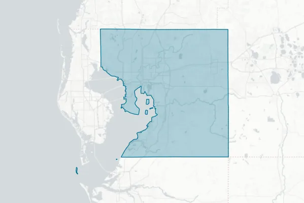 Hillsborough County School District — detail map