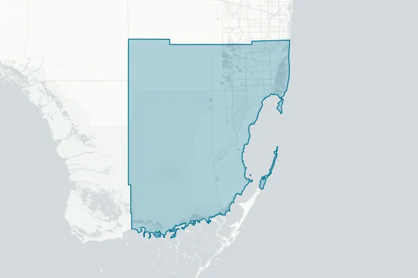 The School Board of Miami-dade County — detail map