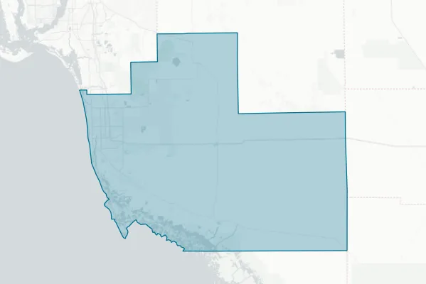 Collier County — detail map