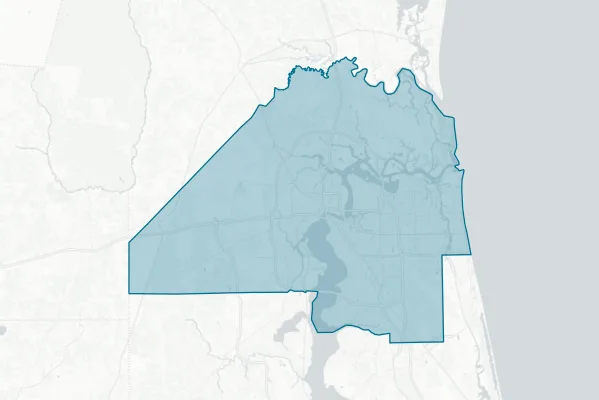Duval County School Board — detail map