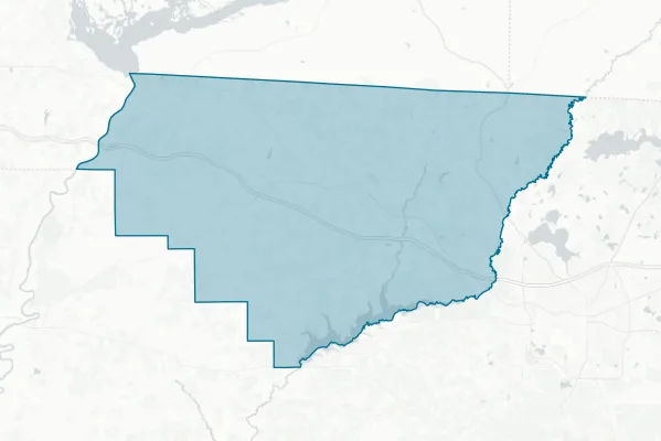 Gadsden County — detail map